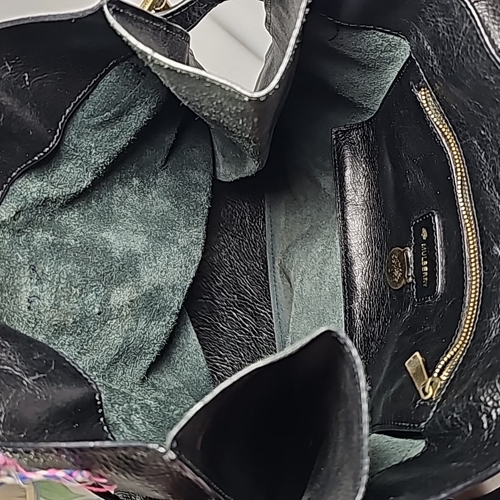 MULBERRY Elgin Black Leather Tote Bag - Picture 10 of 11